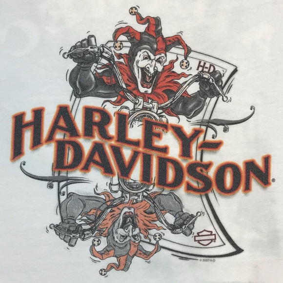 Harley-Davidson Motorcycles Jacksonville Florida 2007 Joker’s Wild Card T-Shirt - Picture 2 of 9